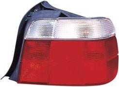 VAUNER 103F05081752 - BMW E36 91-99*PILOTO POST DCH ROJO/BLAN (COMPACT)