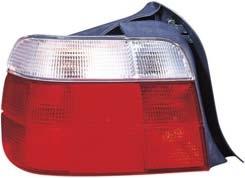 VAUNER 103F05081753 - BMW E36 91-99*PILOTO POST IZQ ROJO/BLAN (COMPACT)