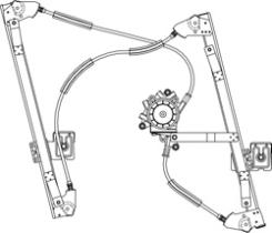 VAUNER 106061318 - BMW E87 04-*ELEVAL.DEL.EL.DRT.S/MOTOR