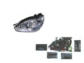 VAUNER 10114230002 - MERCEDES W220 02-*FARO IZQ C/REG ELE (HID/H7) 3TOM