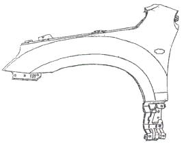 VAUNER 108851412 - SUZUKI GRAND VITARA 06-*ALETA DEL.IZQ