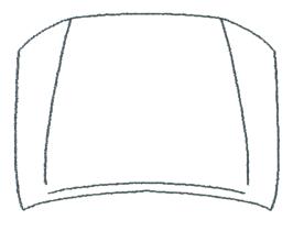 VAUNER 108906130 - TOYOTA HILUX 06-*CAPOT(2WD)