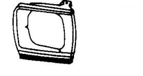 VAUNER 108902204 - TOYOTA HILUX LN40*MOLDURA FARO IZQ CUADR