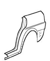 VAUNER 109230326 - VW GOLF 84-*ALETA TRAS DCH 5P