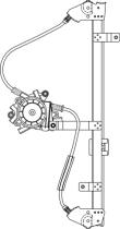 VAUNER 106233617 - VW TOURAN 03-*EL/LU POS DCH ELE (S/MOT)