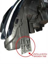 FAMILIA CITRO 9830649480 - FARO IZQUIERDO "patilla rota"